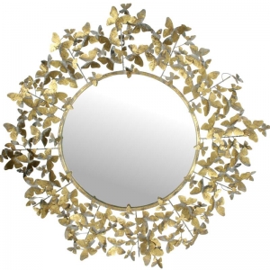 Spiegel Vlinders Goud - 84x5x84cm